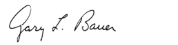 Gary Bauer Signature