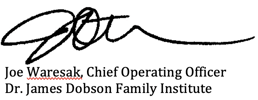 Joe Waresak Signature