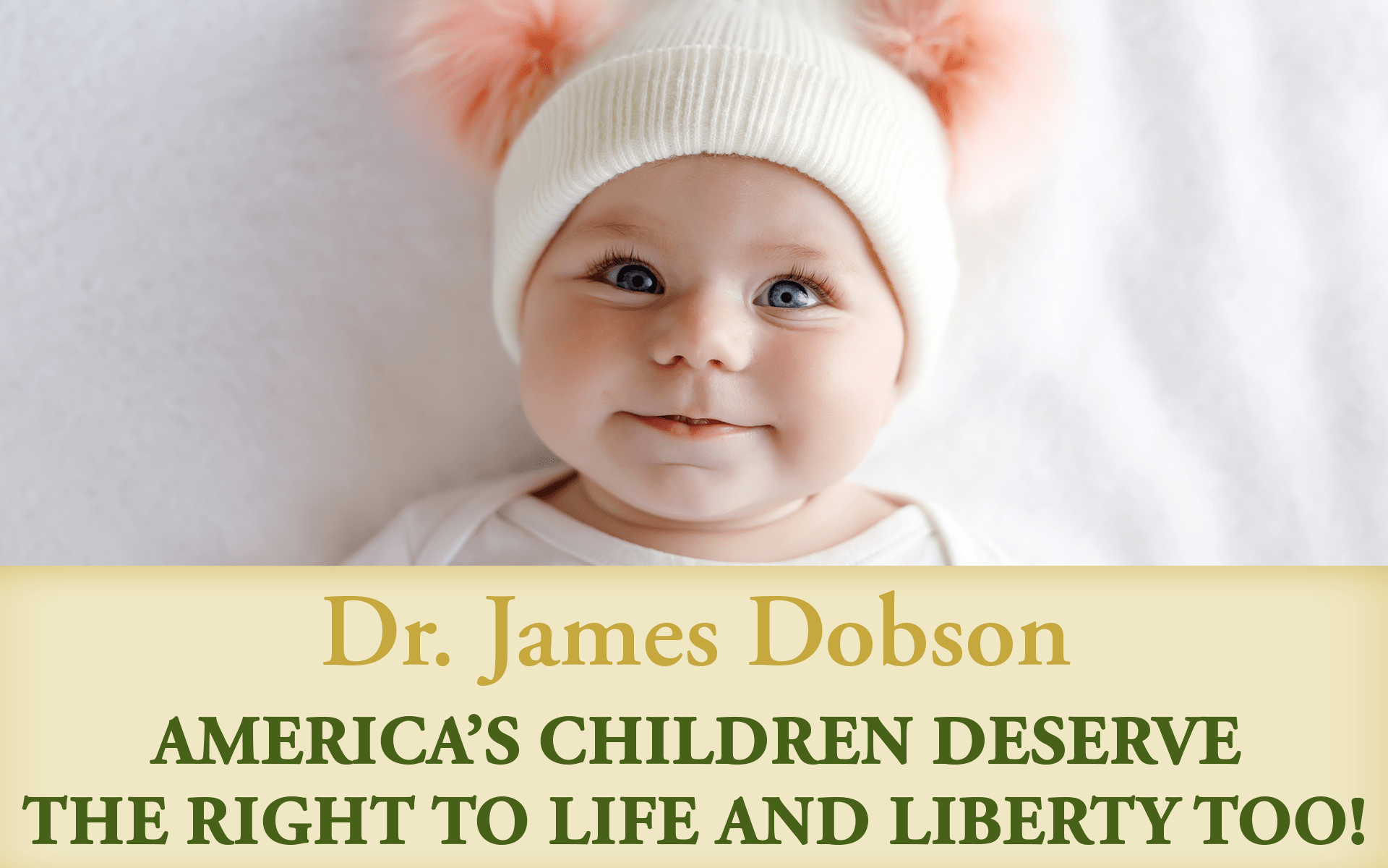 America's Children Deserve the Right to Life and Liberty Too!