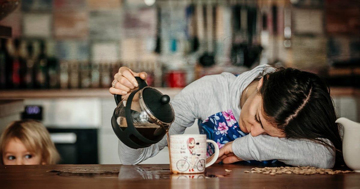 Exhausted Mothers of Preschoolers