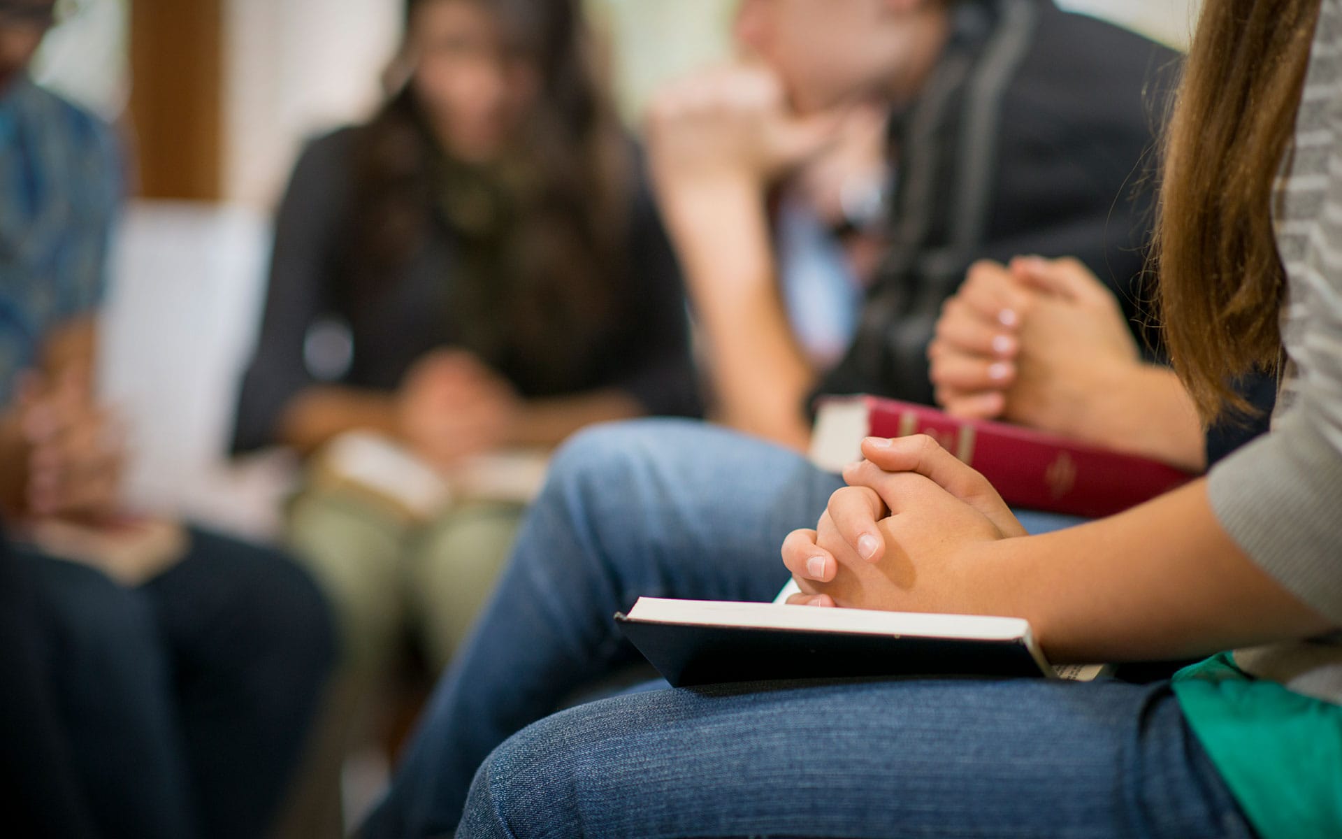 Christian singles meeting in various community settings