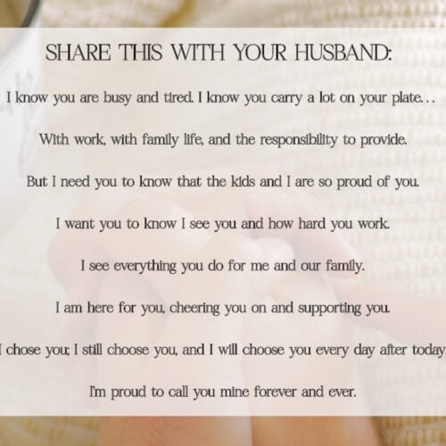 How a Wife can Encourage her Husband